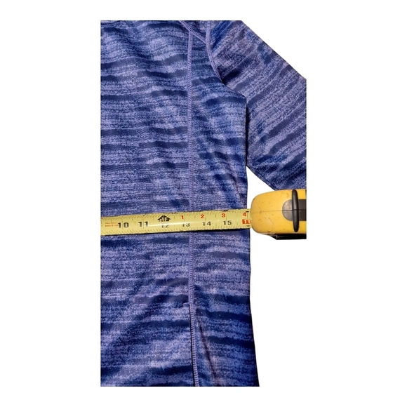 Athletic Works Women's Purple Striped Hoodie - Picture 2 of 6